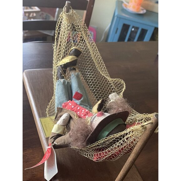 Ron Lee Clown Tomorrow Is Soon Enough Napping Clown Hammock Vintage Applause - Picture 6 of 11